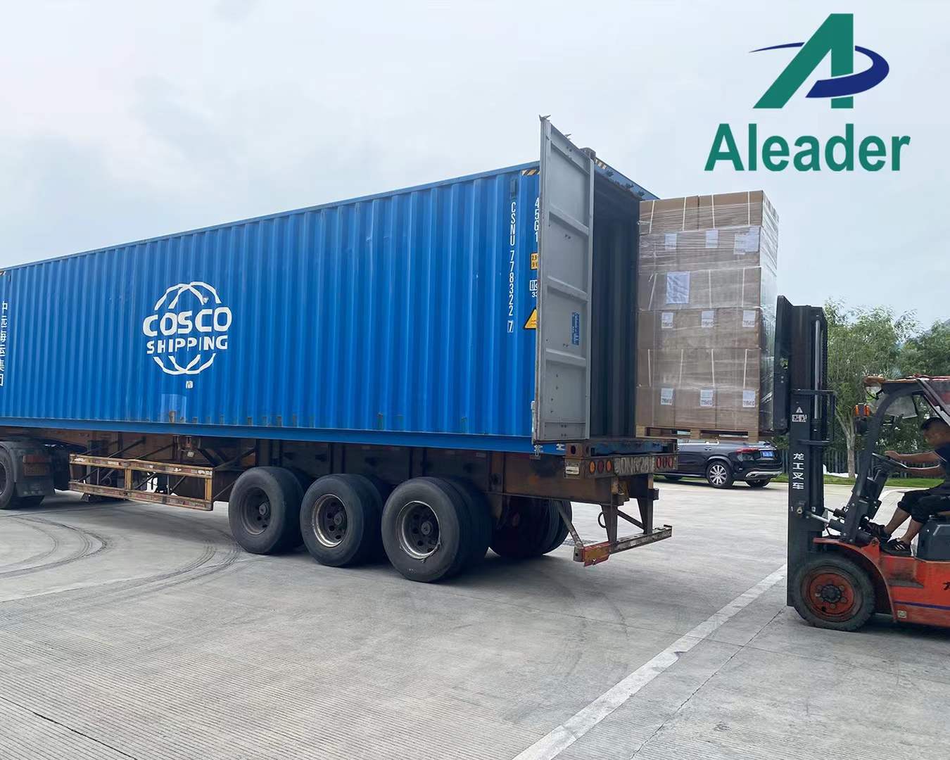 truck loading truck loading